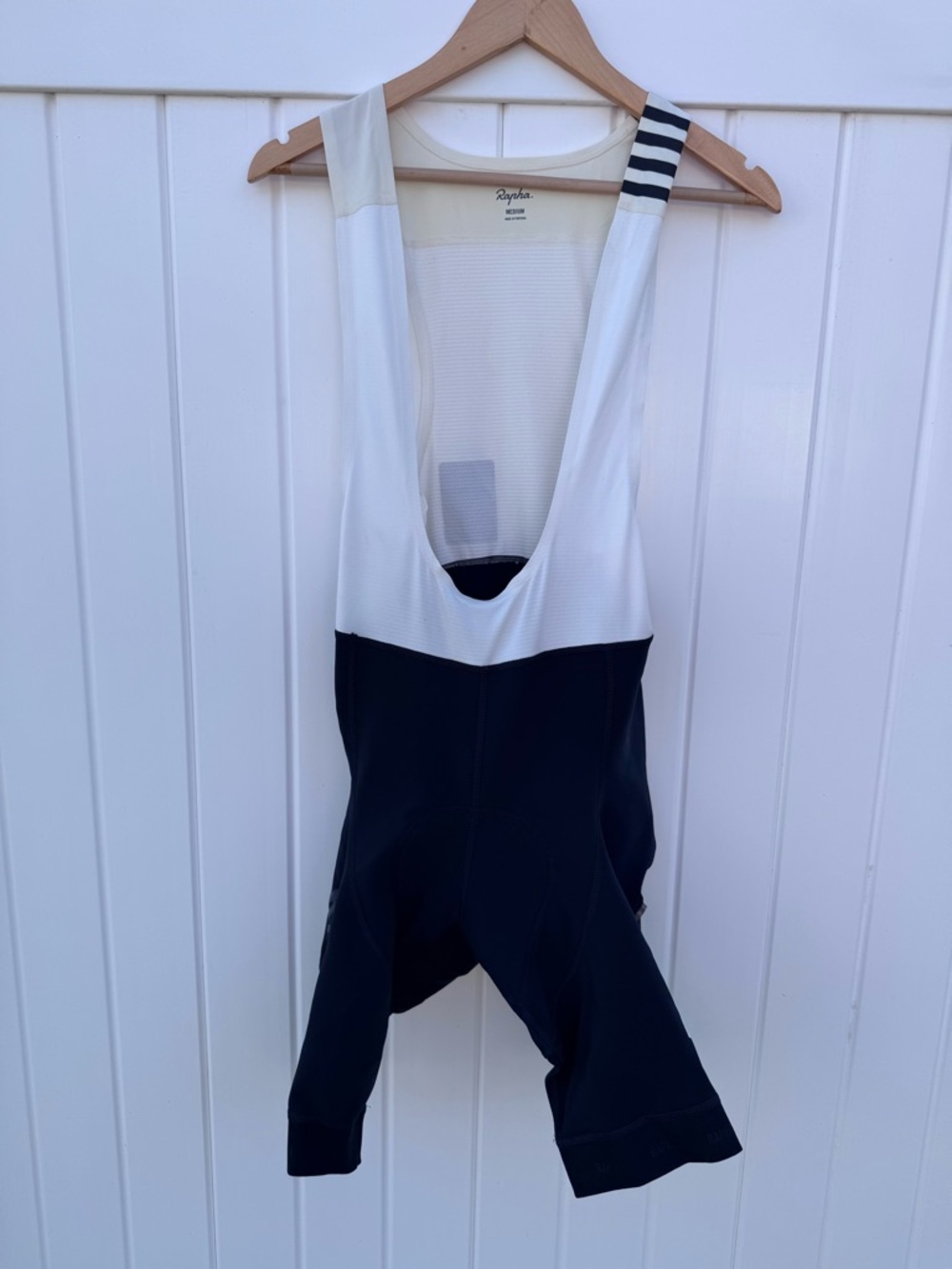 Rapha Men’s Black & White Cycling Bib Short